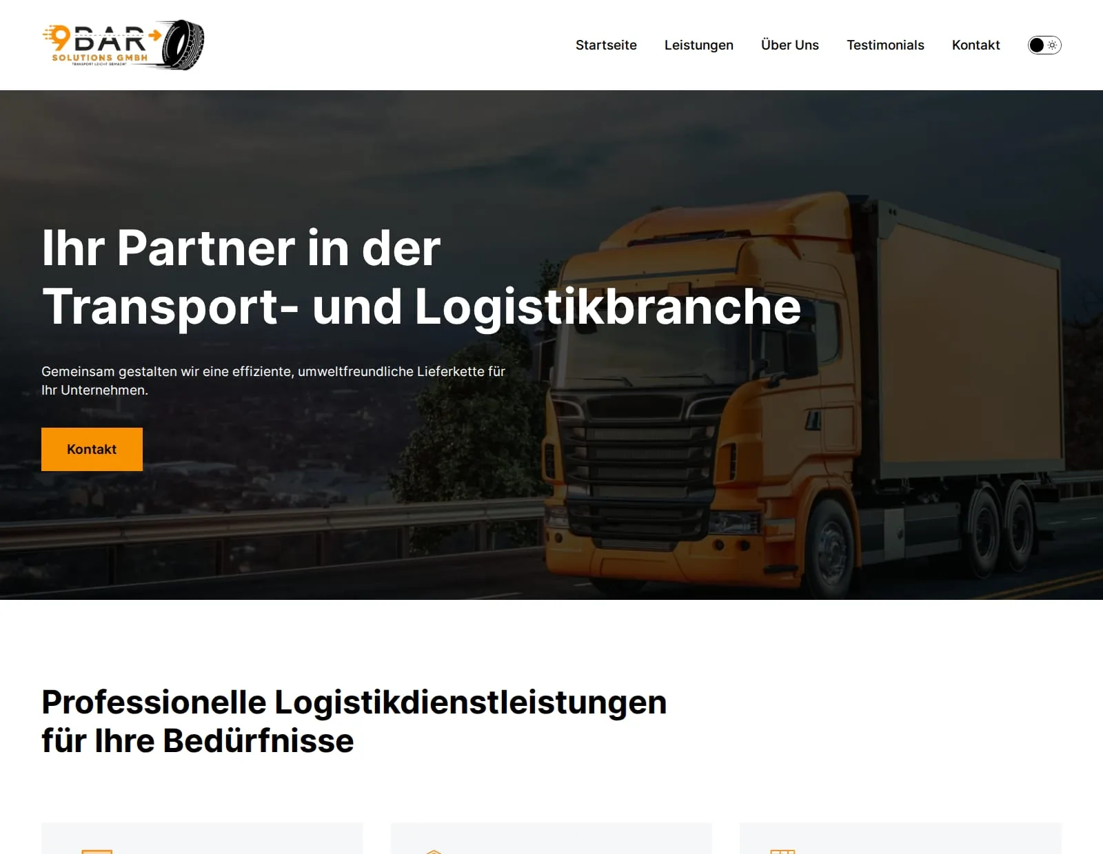 Screenshot: 9Bar Solutions