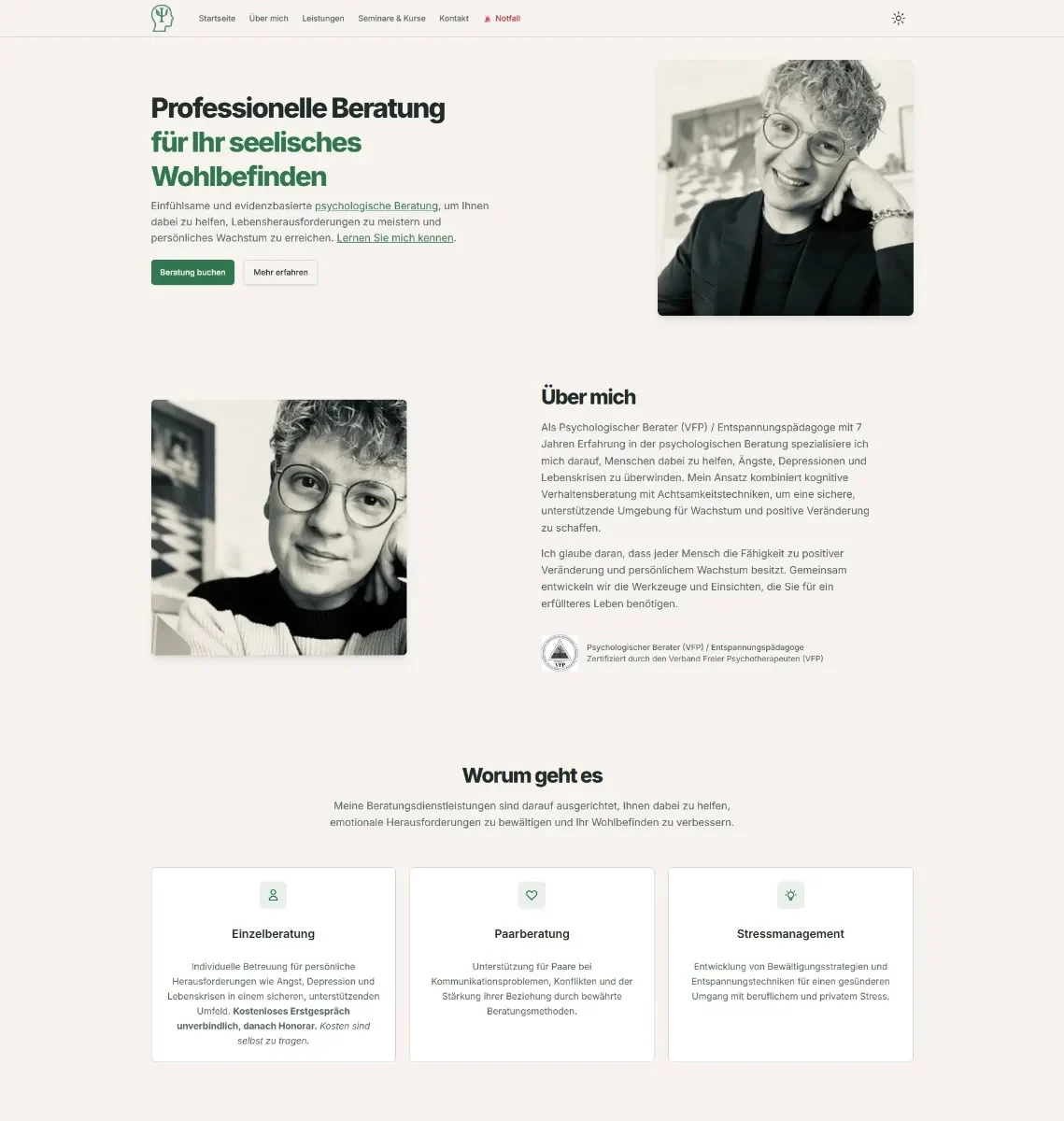 Projektansicht: Psychologischeberatung Ennepetal