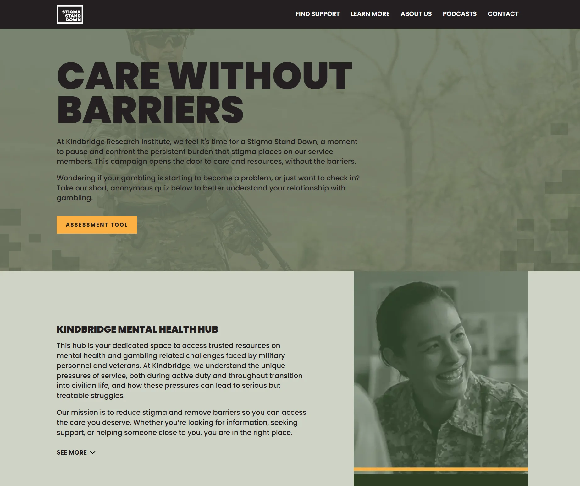 Screenshot: Stigma Stand Down